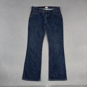 Gap Jeans Womens 8 Blue Low Rise Curvy Flare Stretch Denim Cotton Blend 1969